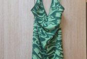 Halterneck Green Dress – Pull & Bear