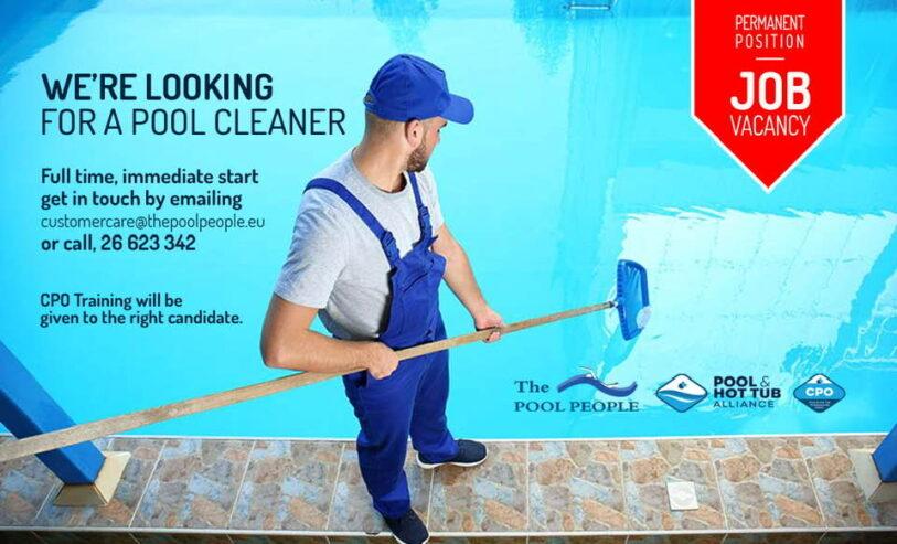 Job Opportunity – Pool Cleaner Position by Tony Bell (The Pool People Ltd)