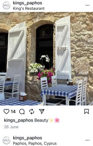 King’s Restaurant, Paphos Harbour
