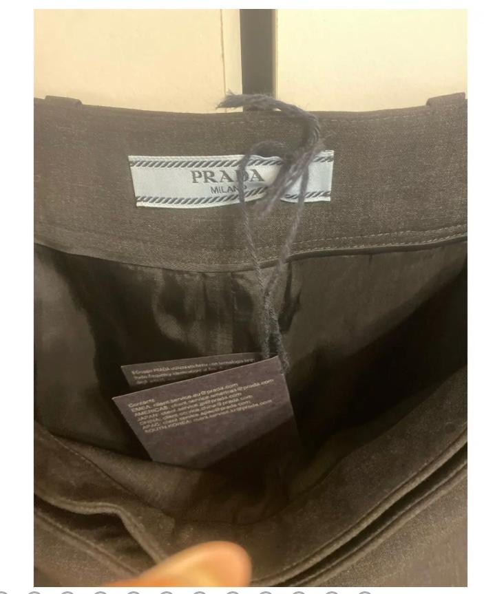 Prada wool mid-length skirt
