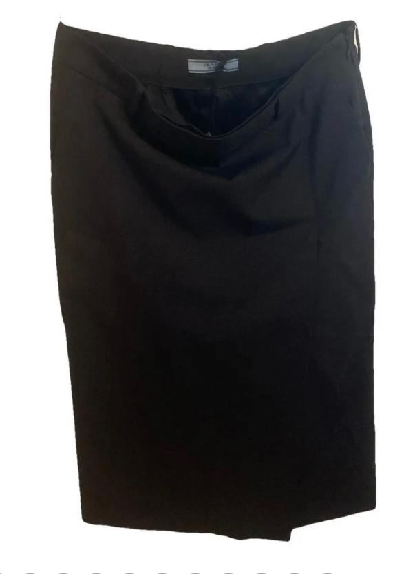 Prada wool mid-length skirt