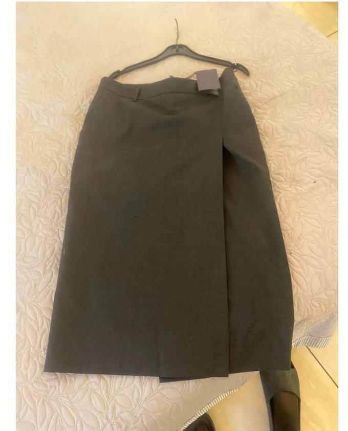 Prada wool mid-length skirt