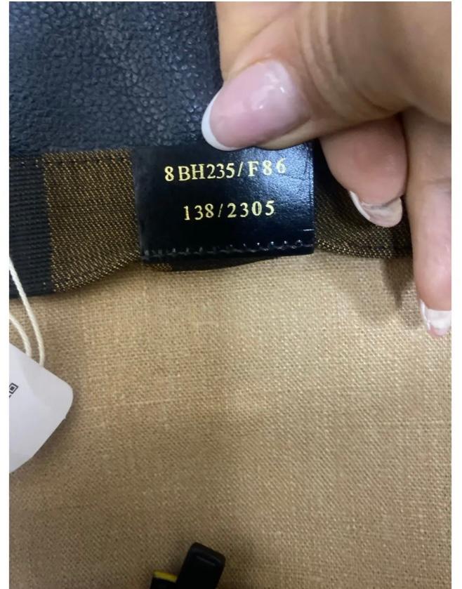 Fendi cloth tote
