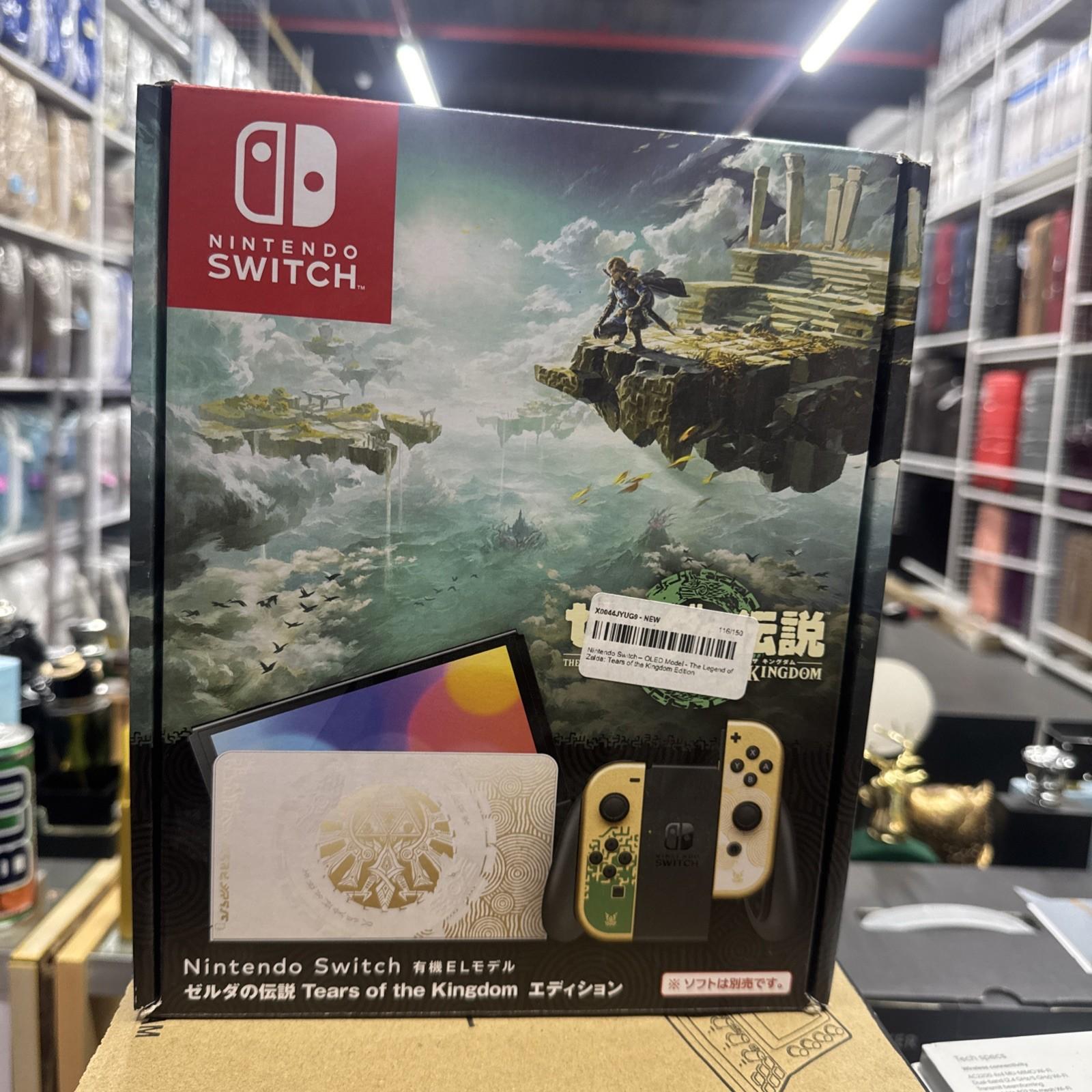 Nintendo Switch (OLED Model)The Legend of Zelda: Tears of the Kingdom 64GB New Sealed!!