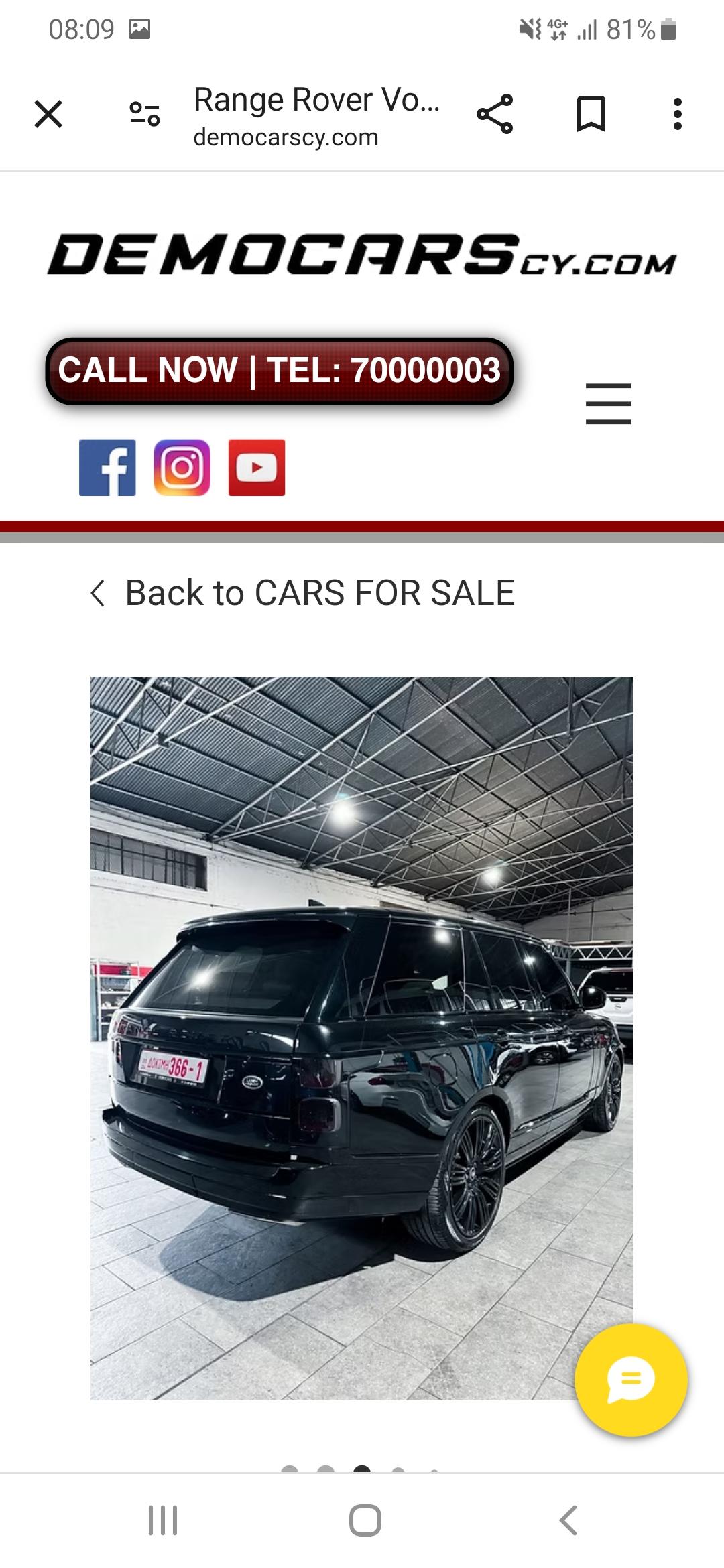 Range Rover Vogue Westminster Black, 2021