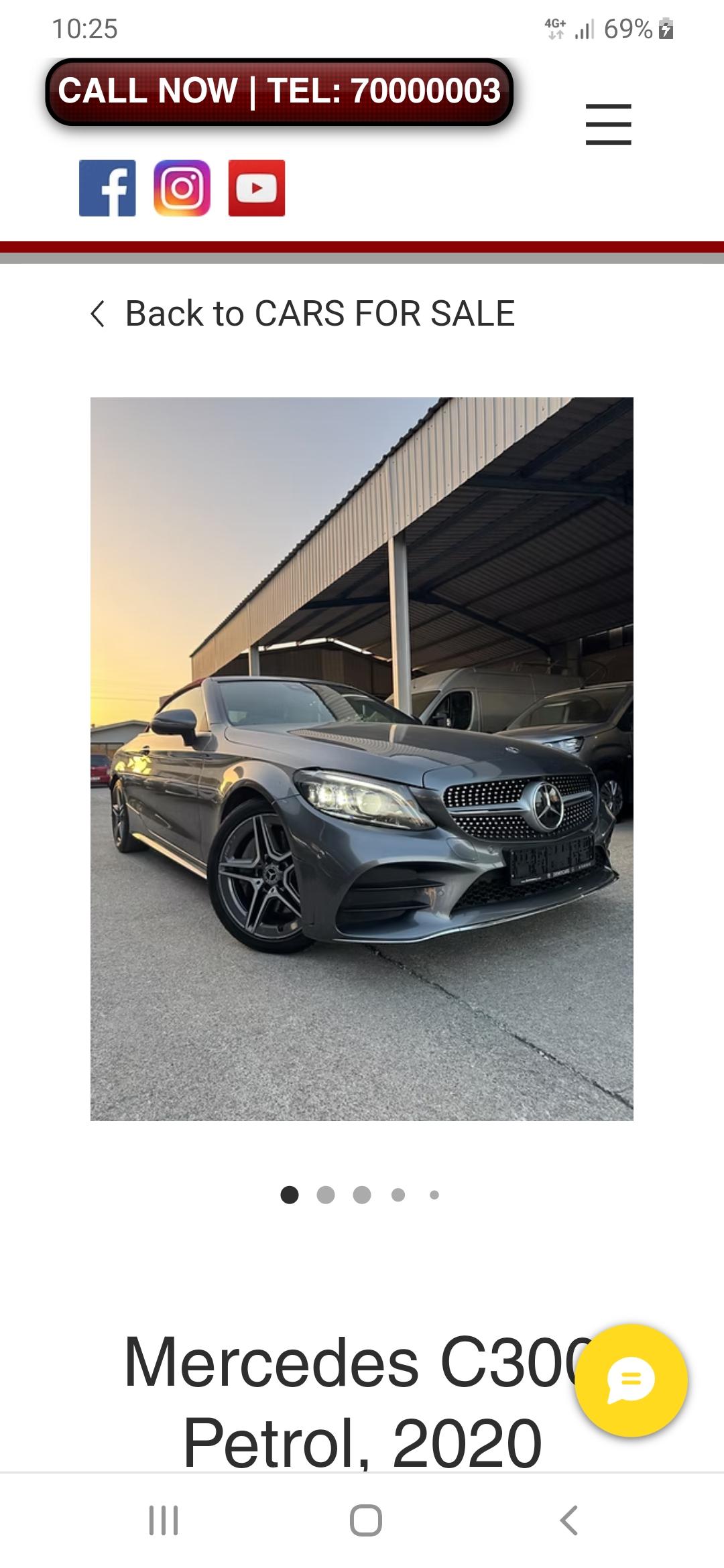 Mercedes C300 Petrol, 2020