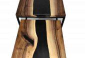 Natural wood and epoxy tables, furniture – ξυλο και εποξική