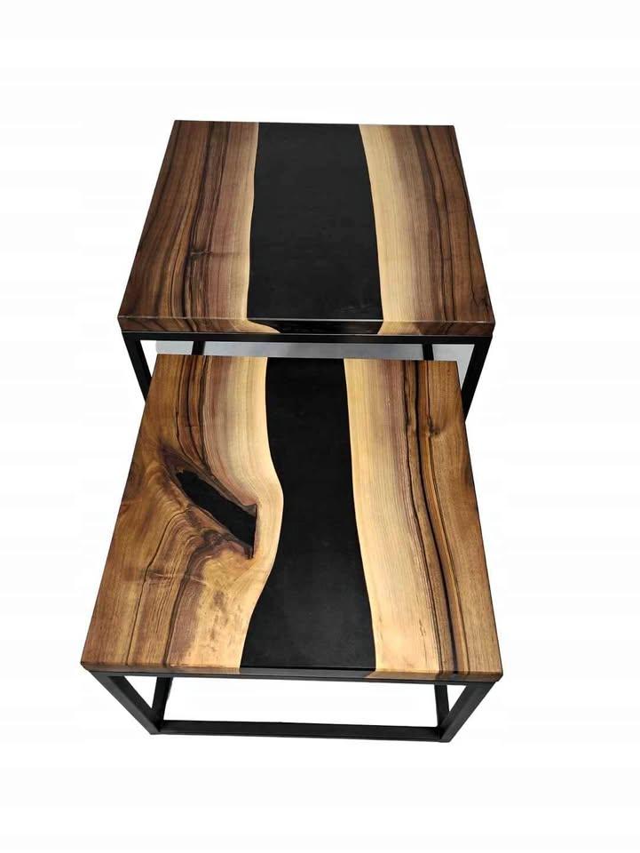 Natural wood and epoxy tables, furniture – ξυλο και εποξική