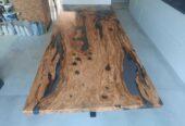 Natural wood and epoxy tables, furniture – ξυλο και εποξική