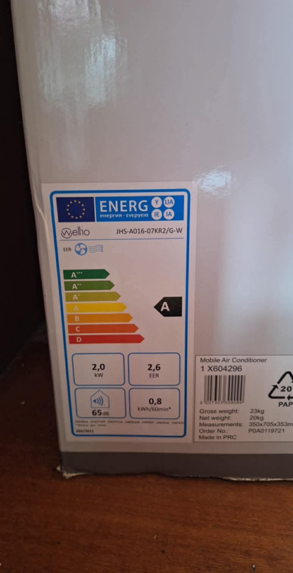 ❄️ Φορητό Κλιματιστικό 7.000 BTU – Σχεδόν Καινούργιο ❄️